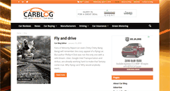 Desktop Screenshot of carblog.co.uk
