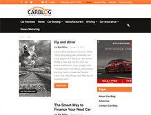 Tablet Screenshot of carblog.co.uk